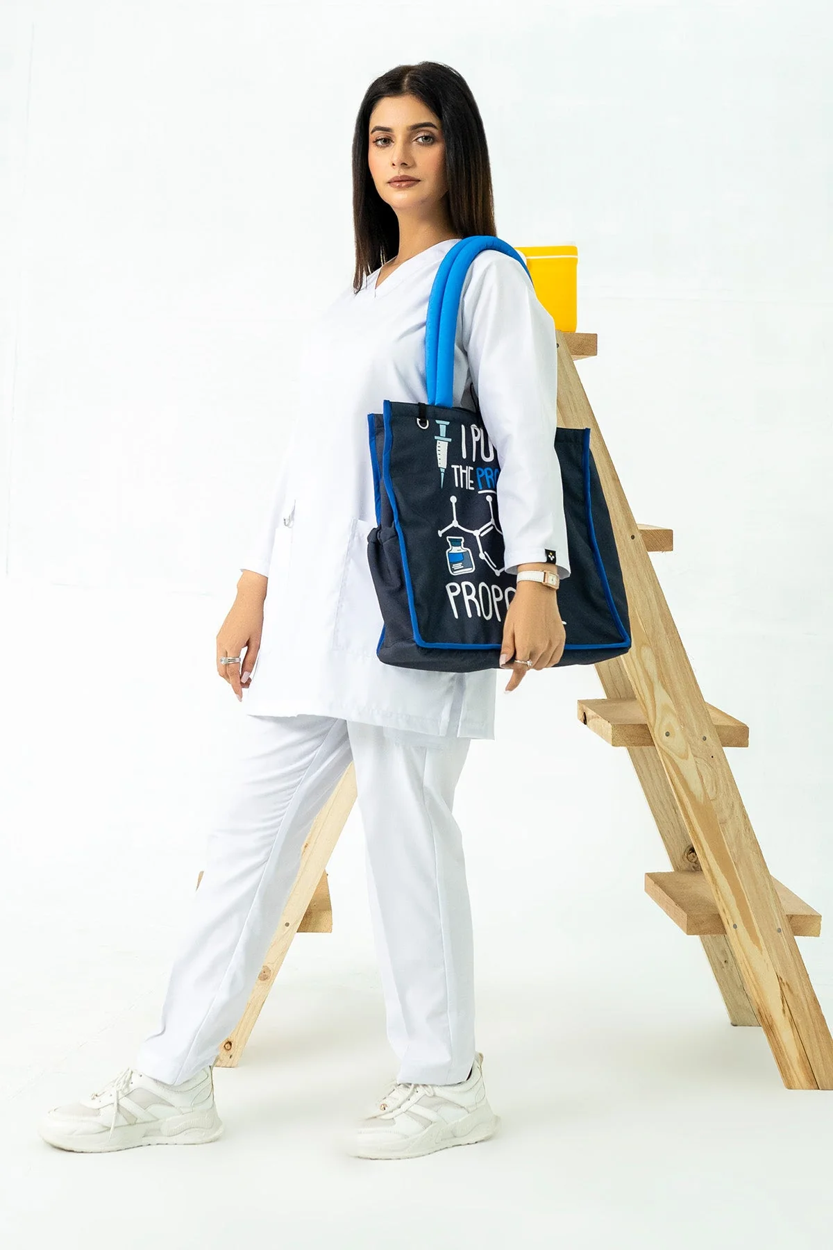 Basic White Poly viscose-Women - Image 7