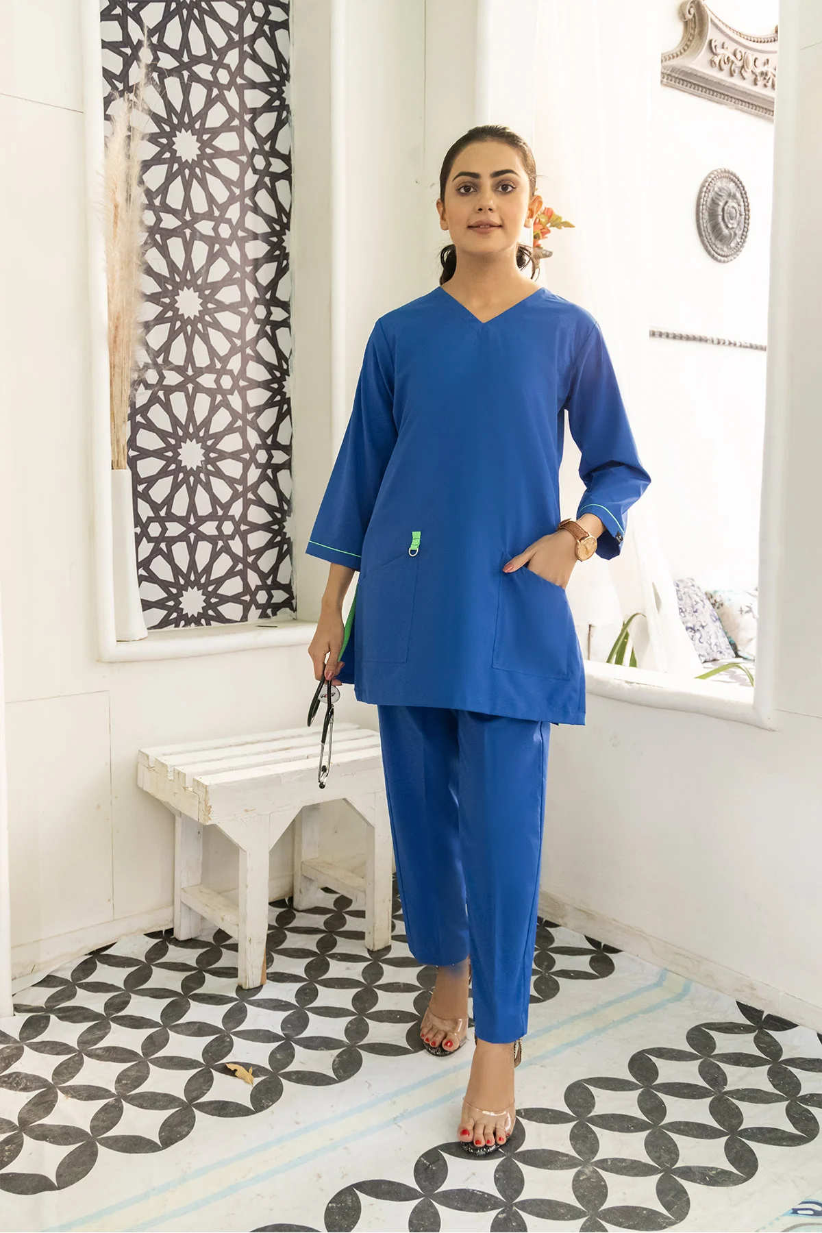 Sprinter Royal-Women Medical Scrubs - Image 3